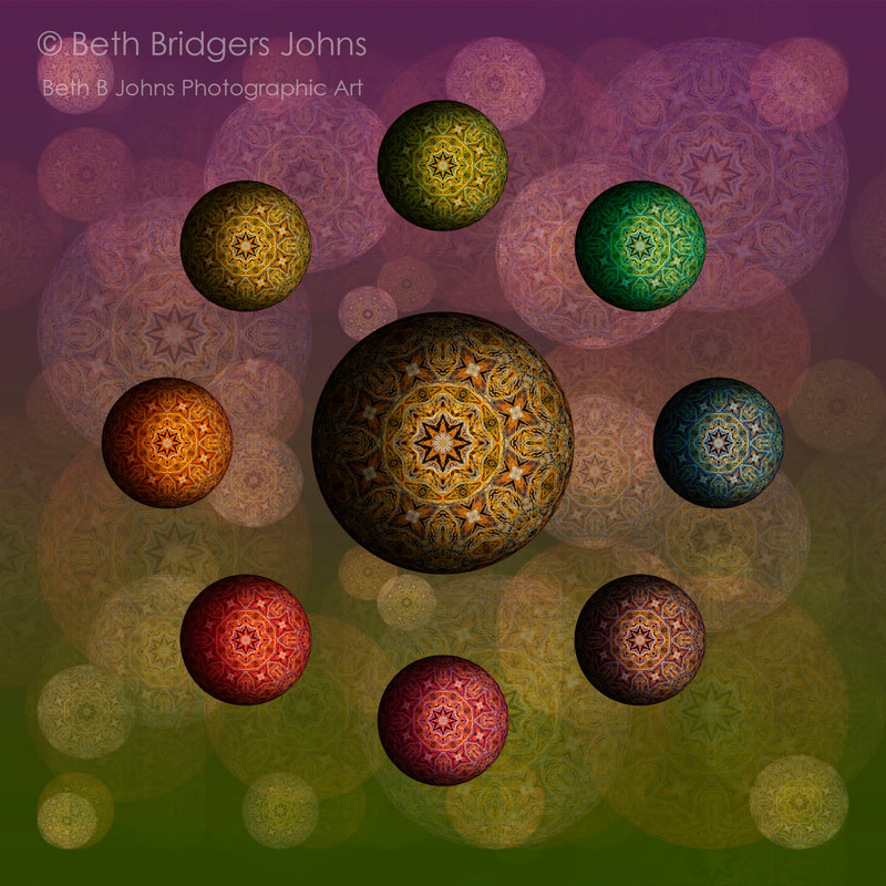 Abstract Composite Photograph, Beth B Johns Photographic Art