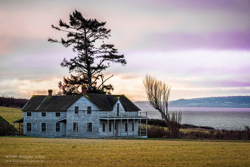 Ferry House, Ebey's Landing, Ebey's Prairie, Beth B Johns Photographic Art