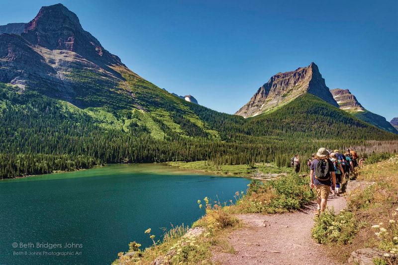 Saint Mary Lake, Little Chief Mountain, Citadel Mountain, Glacier National Park, Beth B Johns Photographic Art