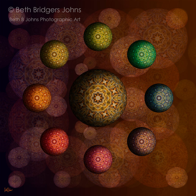 Abstract Composite Photograph, Beth B Johns Photographic Art