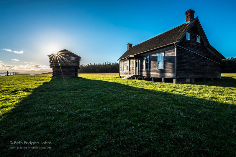 Jacob Ebey House, Ebey's Reserve, Whidbey Island, Beth B Johns Photographic Art