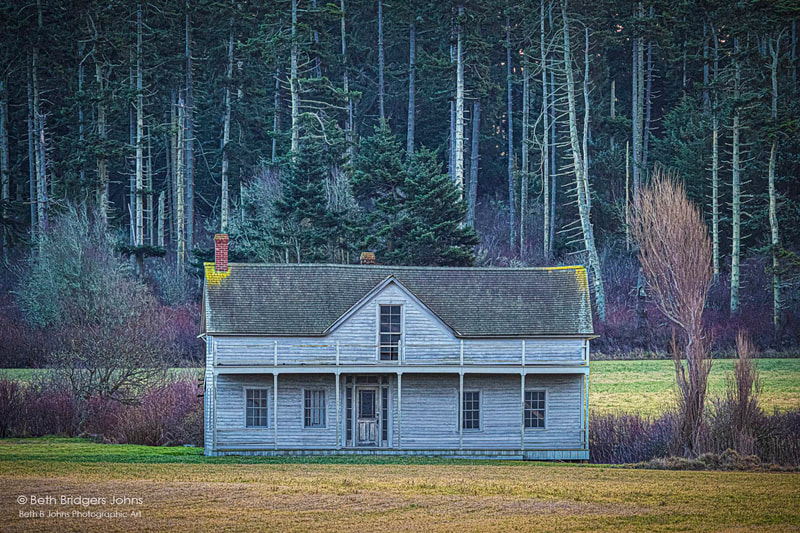 Ferry House, Ebey's Landing, Ebey's Prairie, Beth B Johns Photographic Art