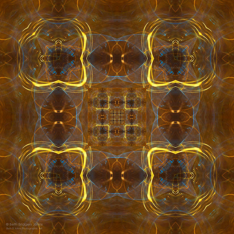 Kaleidoscopic Composite Photograph, Beth B Johns Photographic Art