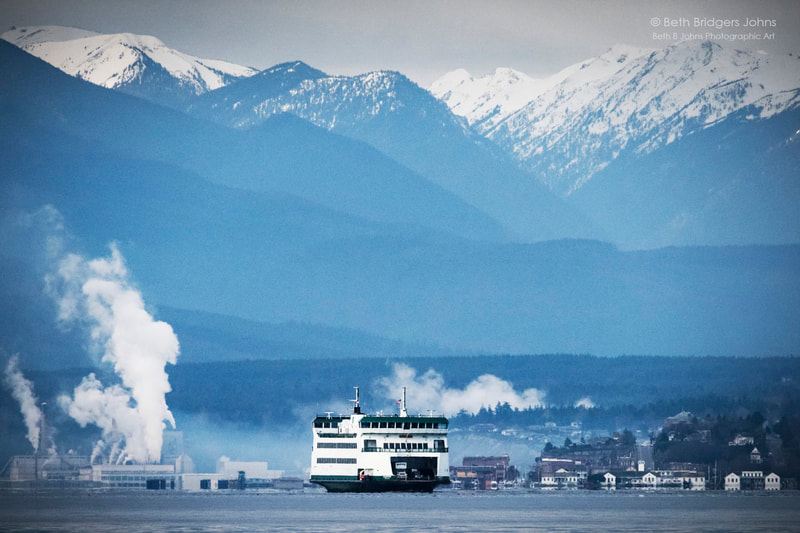 Port Townsend and Whidbey Ferry, Beth B Johns Photographic Art