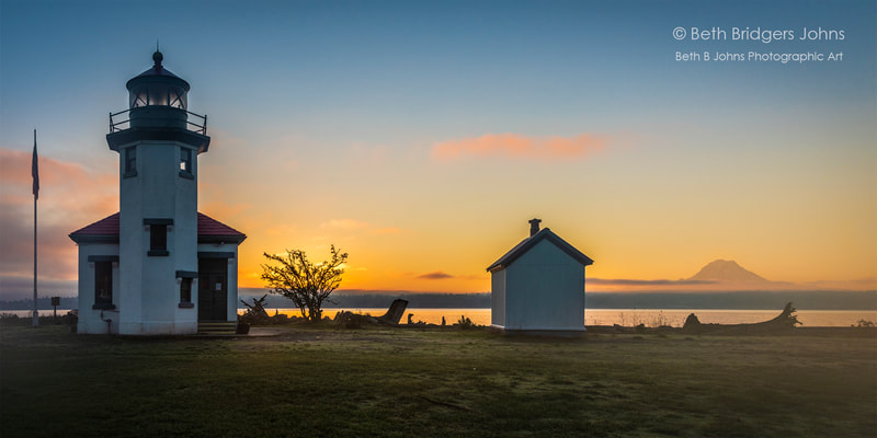 Point Robinson Lighthouse, Vashon Island, Beth B Johns Photographic Art