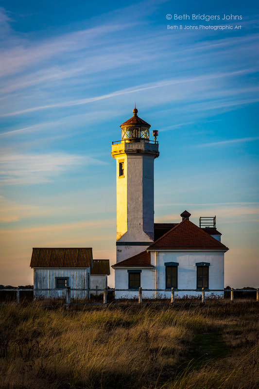 Point Wilson Lighthouse, Fort Worden State Park, Beth B Johns Photographic Art