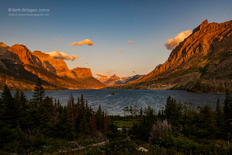 Saint Mary Lake, Glacier National Park, Beth B Johns Photographic Art