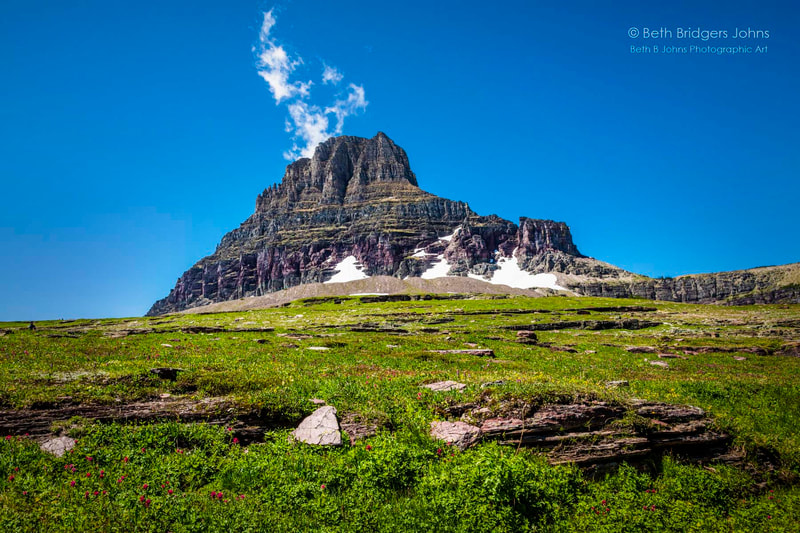 Clements Mountain, Glacier National Park, Beth B Johns Photographic Art