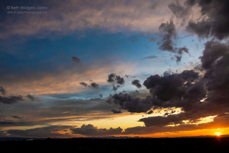 Big Sky, Bozeman, Sunset, Beth B Johns Photographic Art